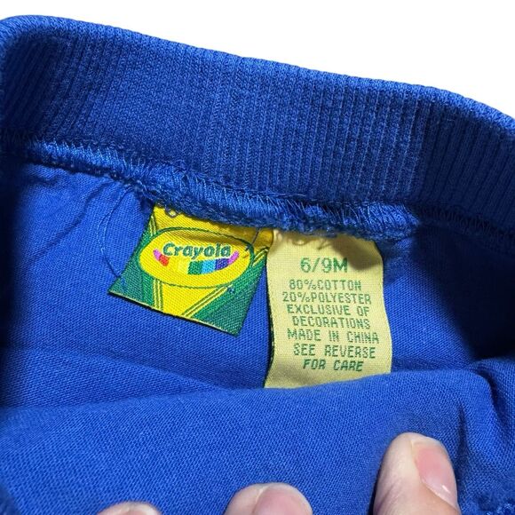 Vintage Y2K Crayola Crayon Skirt Velvet Blue NWT 2009 6-9 Months Deadstock Rare - Picture 7 of 9